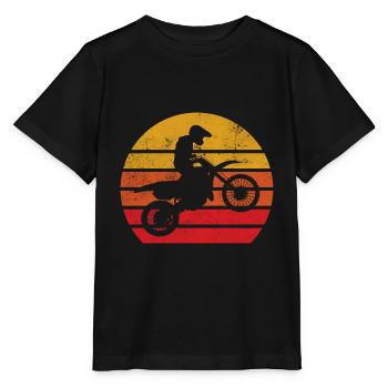 Motocross - Stanley/Stella Kinder T-Shirt MINI CREATOR  - Schwarz - Vorne - Mikhail (115cm)