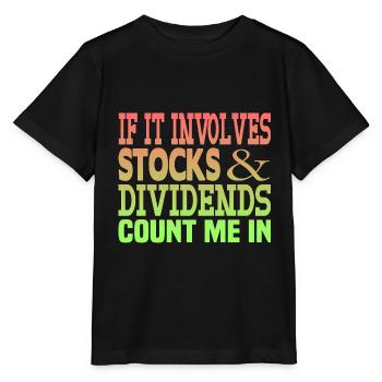Dividende sur les actions - T-shirt bio MINI CREATOR Stanley/Stella Enfant - noir - Devant - Mikhail (115cm)