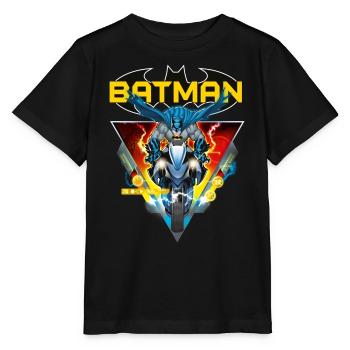 Batman und Batcycle Sac - T-shirt bio MINI CREATOR Stanley/Stella Enfant - noir - Devant - Mikhail (115cm)