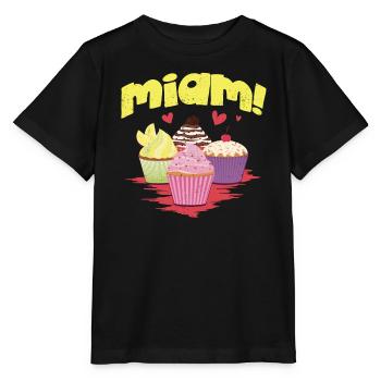 Leckere Cupcakes! - Stanley/Stella Kinder T-Shirt MINI CREATOR  - Schwarz - Vorne - Mikhail (115cm)