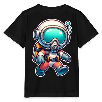 Tauchen Taucher - Stanley/Stella Kinder T-Shirt MINI CREATOR  - Schwarz - Vorne - Mikhail (115cm)