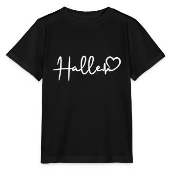 Halle Herzschlag Stadt Halle Saale - Stanley/Stella Kinder T-Shirt MINI CREATOR  - Schwarz - Vorne - Mikhail (115cm)