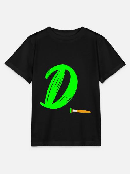 brush grün d - Stanley/Stella Kinder T-Shirt MINI CREATOR  - Schwarz