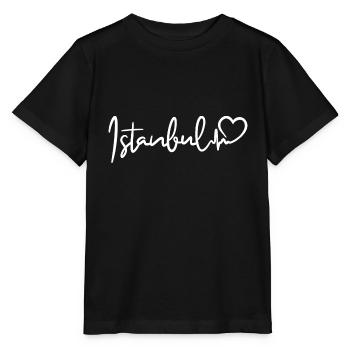 Istanbul heartbeat - Stanley/Stella MINI CREATOR Kids’ T-Shirt - black - Front - Mikhail (115cm)