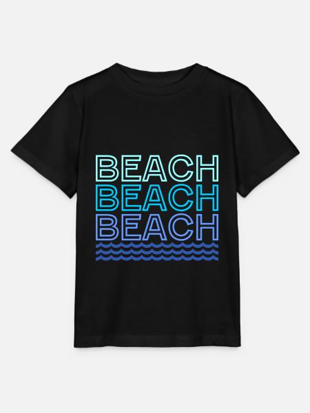 SOMMER URLAUB - Stanley/Stella Kinder T-Shirt MINI CREATOR - Schwarz