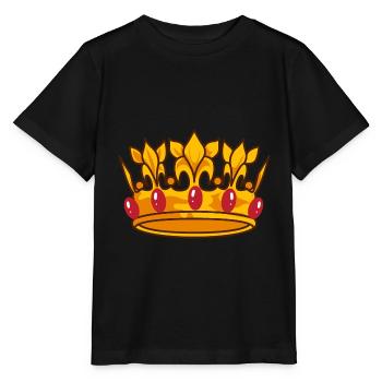 Krone - Stanley/Stella Kinder T-Shirt MINI CREATOR  - Schwarz - Vorne - Mikhail (115cm)