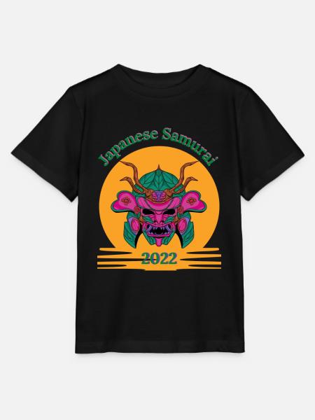 Japanese Samurai_2022 - Stanley/Stella Kinder T-Shirt MINI CREATOR  - Schwarz