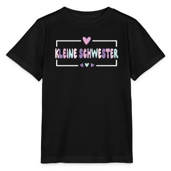 Petite sœur Cœur Doux Frère et Sœur 2024 - T-shirt bio MINI CREATOR Stanley/Stella Enfant - noir - Devant - Mikhail (115cm)