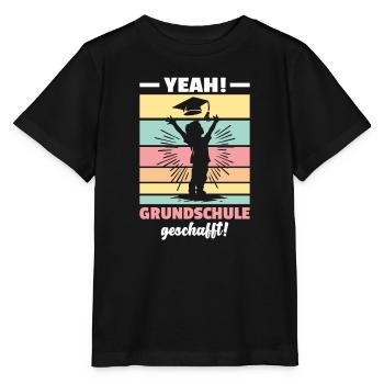 Primary School Graduate Primary School Farewell 2024 - Stanley/Stella MINI CREATOR Kids’ T-Shirt - black - Front - Mikhail (115cm)