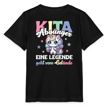Diplômé de la garderie : 2024 une légende quitte le site - T-shirt bio MINI CREATOR Stanley/Stella Enfant - noir - Devant - Mikhail (115cm)