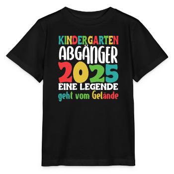 Farewell Children Kindergarten Graduates 2025 - Stanley/Stella MINI CREATOR Kids’ T-Shirt - black - Front - Mikhail (115cm)