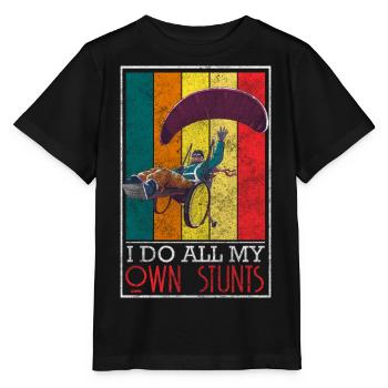 Disability Funny - Stanley/Stella MINI CREATOR Kids’ T-Shirt - black - Front - Mikhail (115cm)