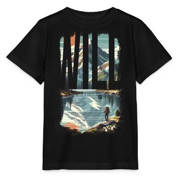 EXPLOREZ SAUVAGEMENT - T-shirt bio MINI CREATOR Stanley/Stella Enfant - noir - Devant - Mikhail (115cm)
