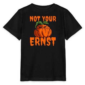 Pas votre citrouille Ernst Halloween - T-shirt bio MINI CREATOR Stanley/Stella Enfant - noir - Devant - Mikhail (115cm)