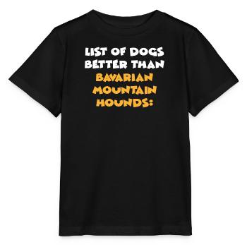Chien de montagne bavarois - T-shirt bio MINI CREATOR Stanley/Stella Enfant - noir - Devant - Mikhail (115cm)