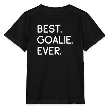 Best Goalkeeper Goalkeeper Goalkeeper Gift - Stanley/Stella MINI CREATOR Kids’ T-Shirt - black - Front - Mikhail (115cm)