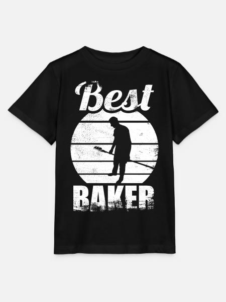Bester Bäcker - Stanley/Stella Kinder T-Shirt MINI CREATOR  - Schwarz