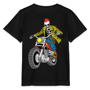 Der Biker aus der Hölle - Stanley/Stella Kinder T-Shirt MINI CREATOR  - Schwarz - Vorne - Mikhail (115cm)