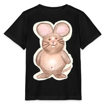 Mouse - Stanley/Stella MINI CREATOR Kids’ T-Shirt - black - Front - Mikhail (115cm)