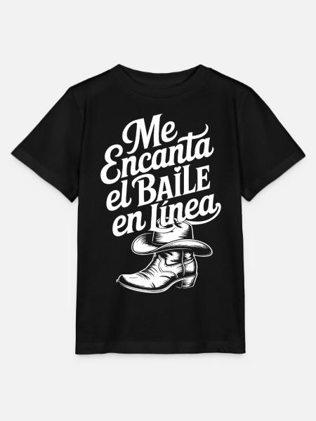 Ich liebe Line Dancing - Stanley/Stella Kinder T-Shirt MINI CREATOR - Schwarz