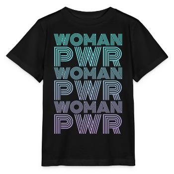 Woman Power Women's Rights - Stanley/Stella MINI CREATOR Kids’ T-Shirt - black - Front - Mikhail (115cm)