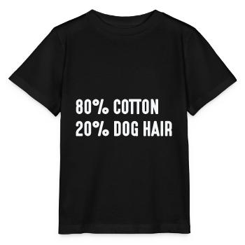 80% Baumwolle, 20% Hundehaare - Stanley/Stella Kinder T-Shirt MINI CREATOR  - Schwarz - Vorne - Mikhail (115cm)