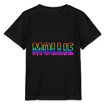 mollie rs rainbow - Stanley/Stella MINI CREATOR Kids’ T-Shirt - black - Front - Mikhail (115cm)