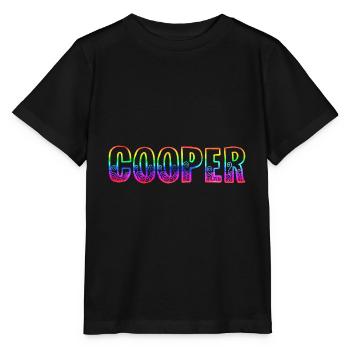 cooper rs arc-en-ciel - T-shirt bio MINI CREATOR Stanley/Stella Enfant - noir - Devant - Mikhail (115cm)