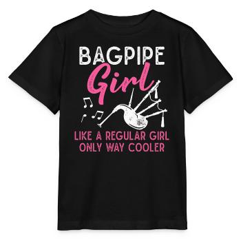 Cornemuse Filles Cornemuse Instrument de Musique - T-shirt bio MINI CREATOR Stanley/Stella Enfant - noir - Devant - Mikhail (115cm)