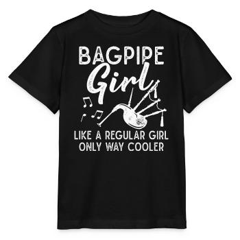 Cornemuse Filles Cornemuse Instrument de Musique - T-shirt bio MINI CREATOR Stanley/Stella Enfant - noir - Devant - Mikhail (115cm)
