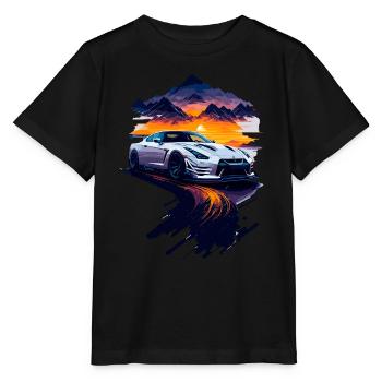 Sportwagen - Stanley/Stella Kinder T-Shirt MINI CREATOR  - Schwarz - Vorne - Mikhail (115cm)