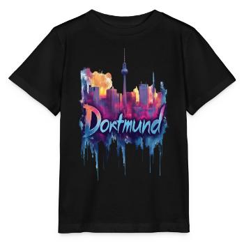 Dortmund - Stanley/Stella Kinder T-Shirt MINI CREATOR  - Schwarz - Vorne - Mikhail (115cm)