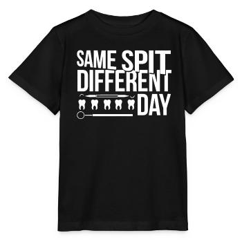Dentist Same Spit Different - Stanley/Stella MINI CREATOR Kids’ T-Shirt - black - Front - Mikhail (115cm)