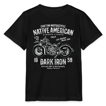 Dark Iron - Stanley/Stella Kinder T-Shirt MINI CREATOR  - Schwarz - Vorne - Mikhail (115cm)