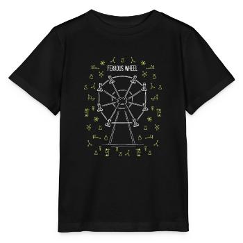 La grande roue de la chimie ! - Cadeau - T-shirt bio MINI CREATOR Stanley/Stella Enfant - noir - Devant - Mikhail (115cm)