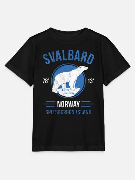 Spitzbergen Eisbär - Spitzbergen Norwegen - Stanley/Stella Kinder T-Shirt MINI CREATOR - Schwarz