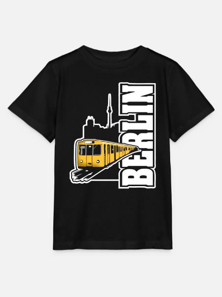 Berlin U-Bahn Color - Stanley/Stella Kinder T-Shirt MINI CREATOR  - Schwarz