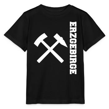 Erzgebirge Bergbau - Stanley/Stella Kinder T-Shirt MINI CREATOR  - Schwarz - Vorne - Mikhail (115cm)