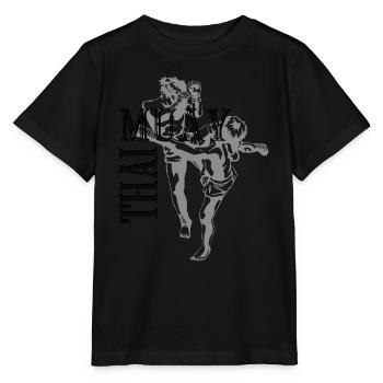 Boxe Combat Muay Thai - T-shirt bio MINI CREATOR Stanley/Stella Enfant - noir - Devant - Mikhail (115cm)