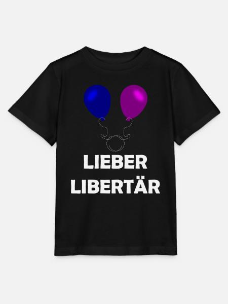 Lieber Libertär - Stanley/Stella Kinder T-Shirt MINI CREATOR - Schwarz