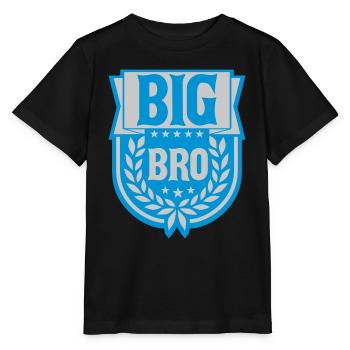 Bannière Big Bro Logo - T-shirt bio MINI CREATOR Stanley/Stella Enfant - noir - Devant - Mikhail (115cm)