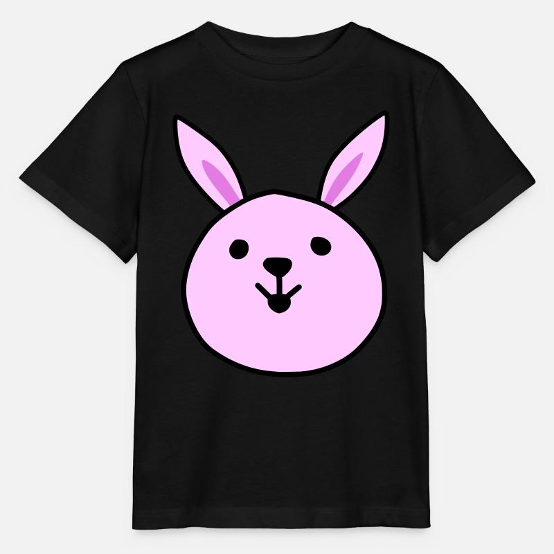 Cute pink rabbit - Stanley/Stella Kinder T-Shirt MINI CREATOR  - Schwarz
