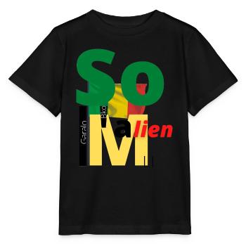 So malian=so malian - Stanley/Stella MINI CREATOR Kids’ T-Shirt - black - Front - Mikhail (115cm)