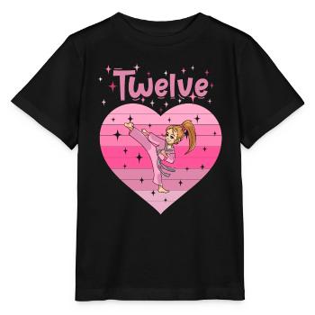 12. Geburtstag Tochter Mädchen Kampfsport Judo - Stanley/Stella Kinder T-Shirt MINI CREATOR  - Schwarz - Vorne - Mikhail (115cm)