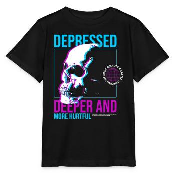 Depressed Streetwear - Stanley/Stella Kinder T-Shirt MINI CREATOR  - Schwarz - Vorne - Mikhail (115cm)