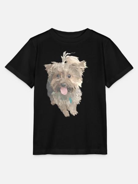 York Hund - Stanley/Stella Kinder T-Shirt MINI CREATOR - Schwarz