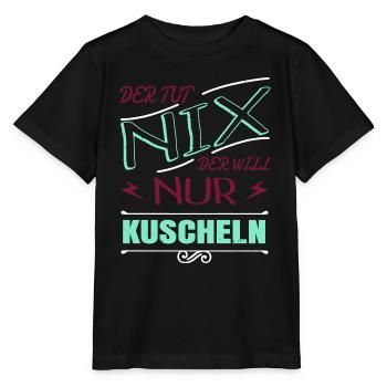 großkatze hauskatze meerkatze zitat seekatze spaß - Stanley/Stella Kinder T-Shirt MINI CREATOR  - Schwarz - Vorne - Mikhail (115cm)