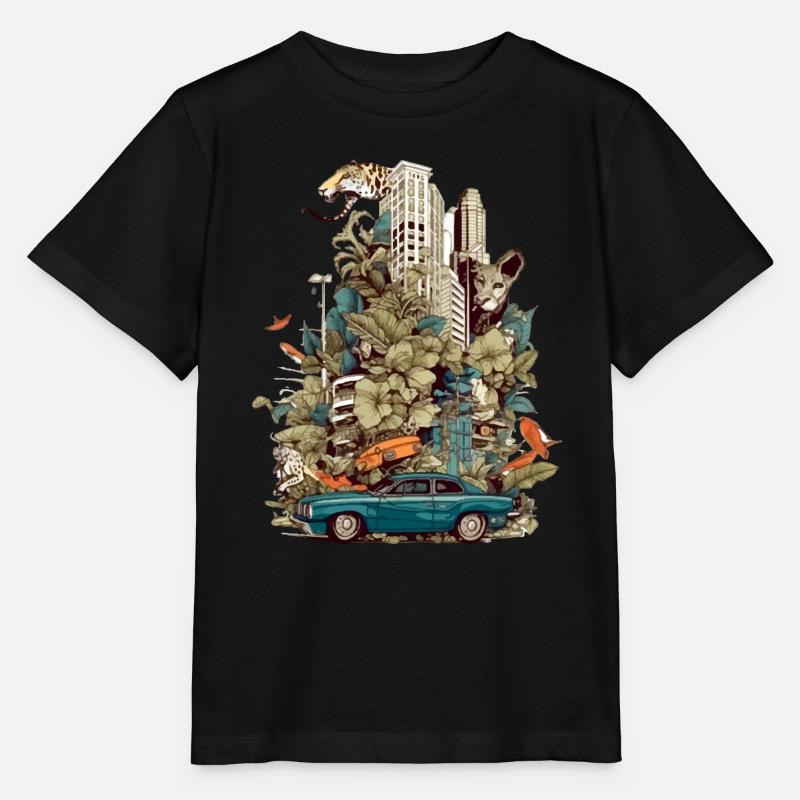 Cité Nature - T-shirt bio MINI CREATOR Stanley/Stella Enfant - noir