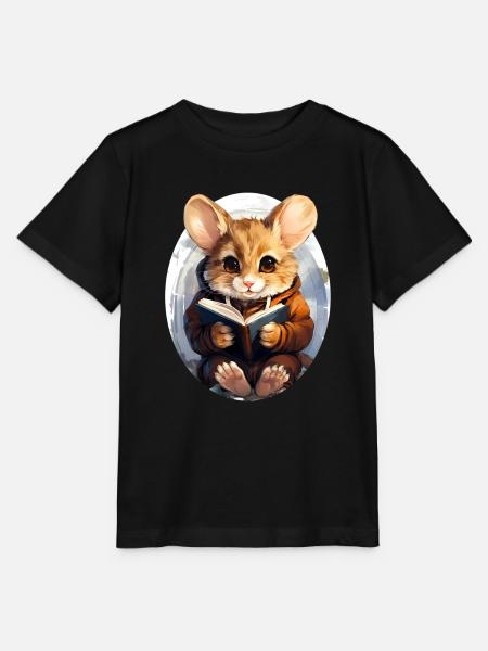 Maus - Stanley/Stella Kinder T-Shirt MINI CREATOR  - Schwarz