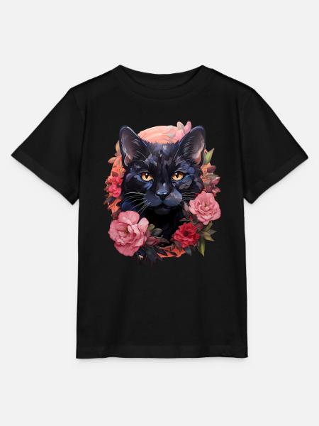 Panther - Stanley/Stella Kinder T-Shirt MINI CREATOR - Schwarz